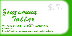 zsuzsanna tollar business card